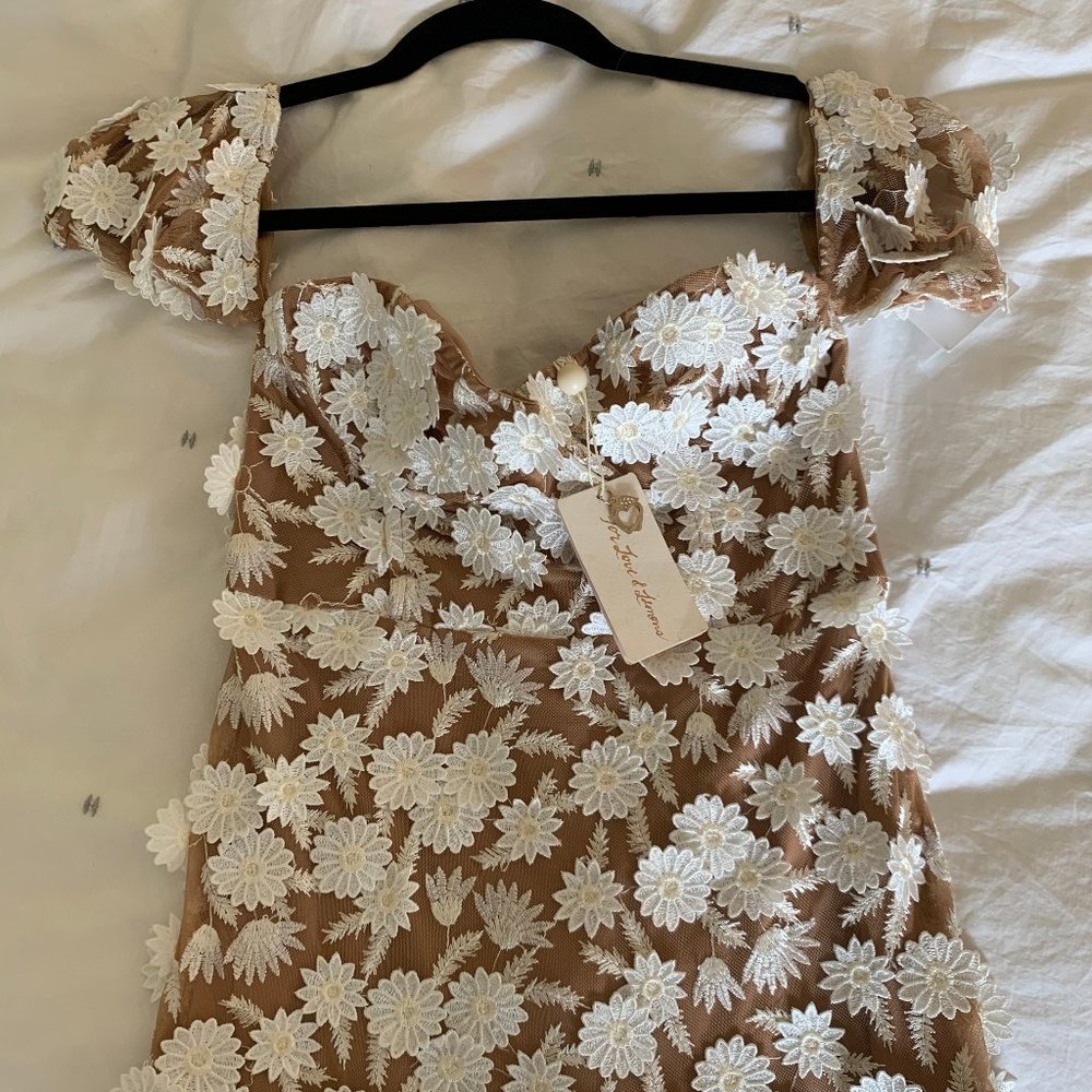 For Love & Lemons Amelia Mini Dress
